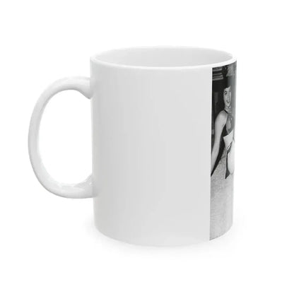Bettie Page #791 (Vintage Female Icon) White Coffee Mug - Go Mug Yourself