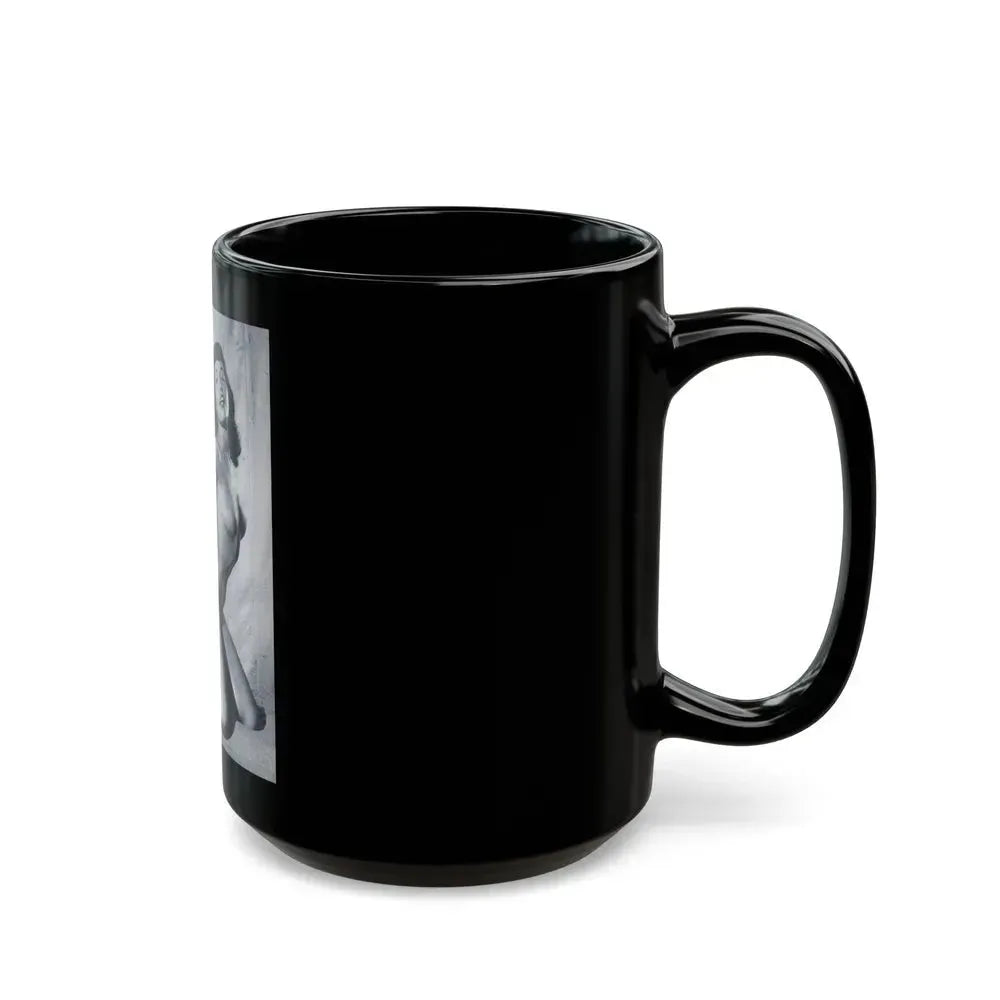 Bettie Page #792 (Vintage Female Icon) Black Coffee Mug - Go Mug Yourself