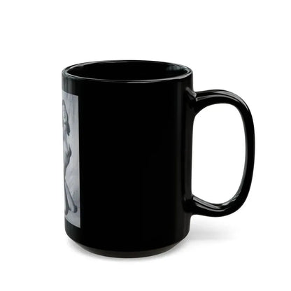 Bettie Page #792 (Vintage Female Icon) Black Coffee Mug - Go Mug Yourself