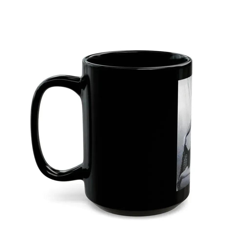 Bettie Page #792 (Vintage Female Icon) Black Coffee Mug - Go Mug Yourself