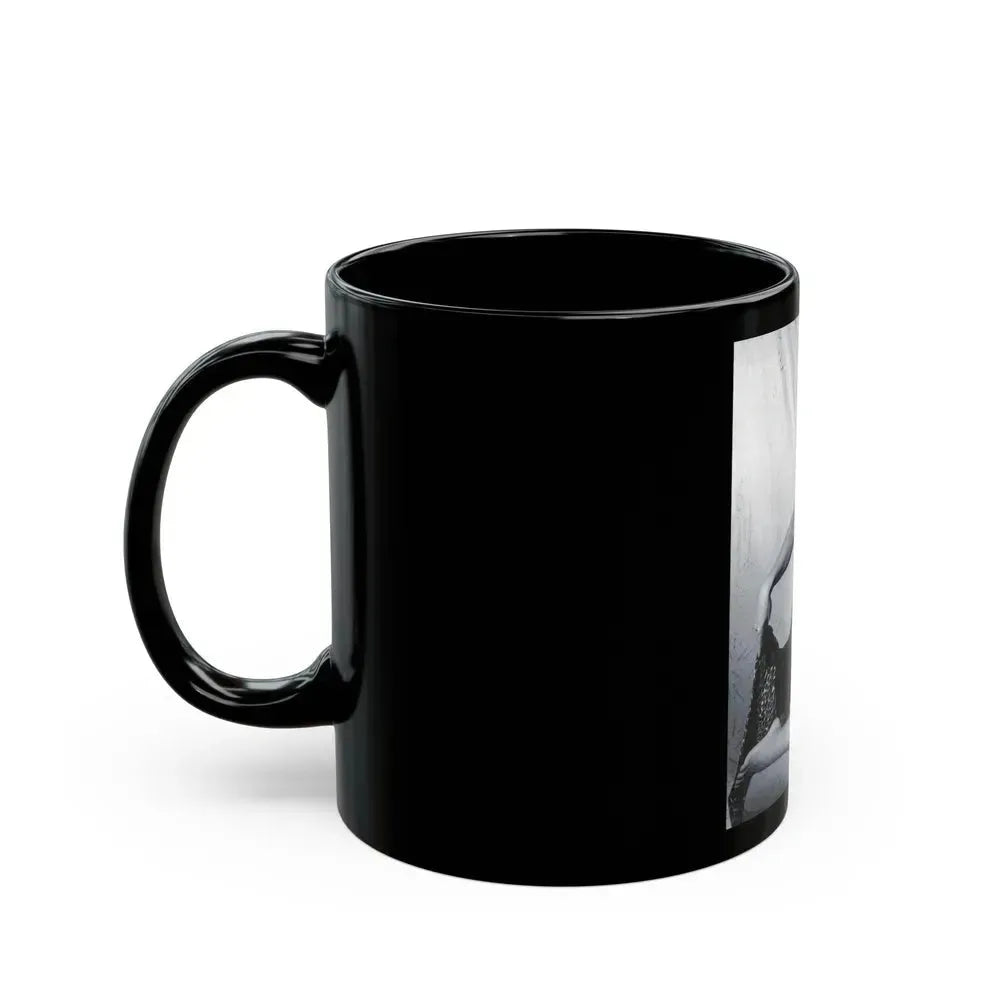 Bettie Page #792 (Vintage Female Icon) Black Coffee Mug - Go Mug Yourself