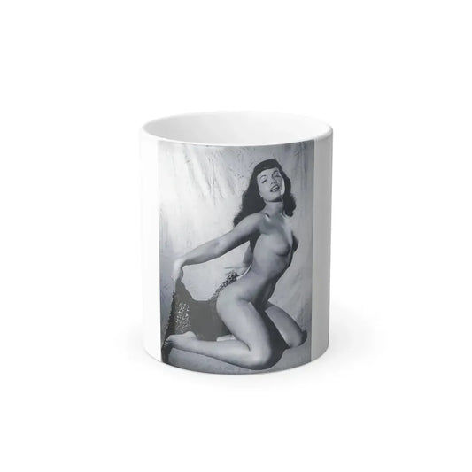 Bettie Page #792 (Vintage Female Icon) Color Changing Mug 11oz 11oz - Go Mug Yourself