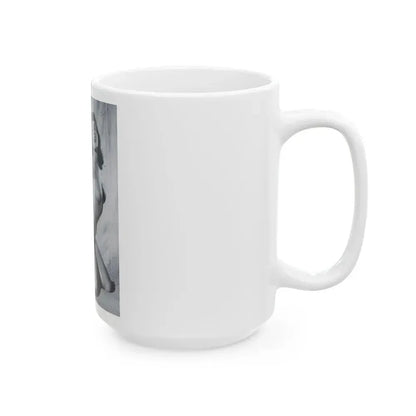 Bettie Page #792 (Vintage Female Icon) White Coffee Mug - Go Mug Yourself
