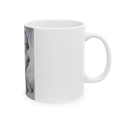 Bettie Page #792 (Vintage Female Icon) White Coffee Mug - Go Mug Yourself