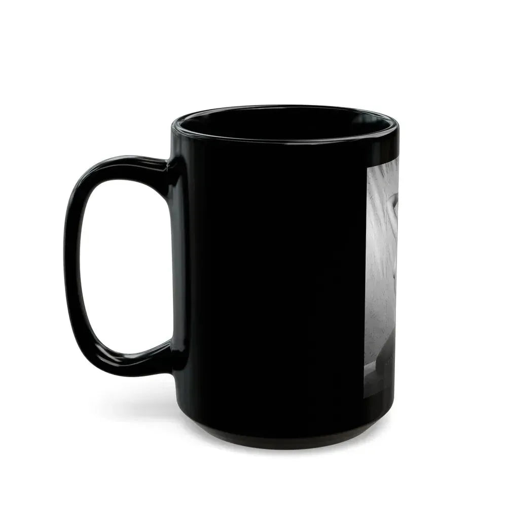 Bettie Page #793 (Vintage Female Icon) Black Coffee Mug - Go Mug Yourself