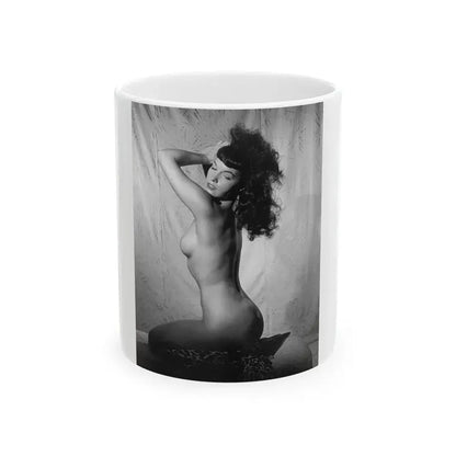Bettie Page #793 (Vintage Female Icon) White Coffee Mug 11oz - Go Mug Yourself