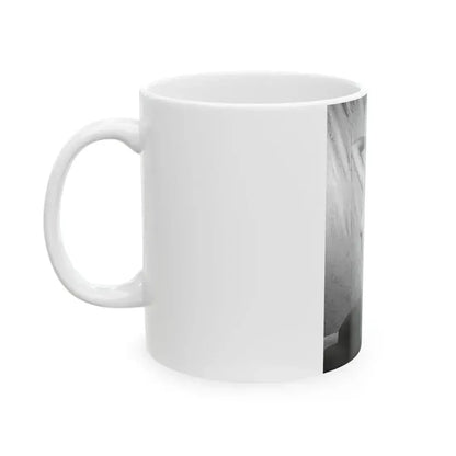 Bettie Page #793 (Vintage Female Icon) White Coffee Mug - Go Mug Yourself