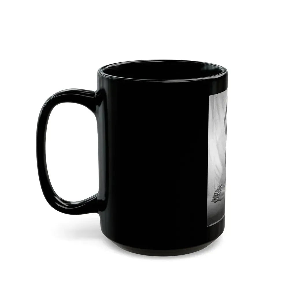 Bettie Page #794 (Vintage Female Icon) Black Coffee Mug - Go Mug Yourself