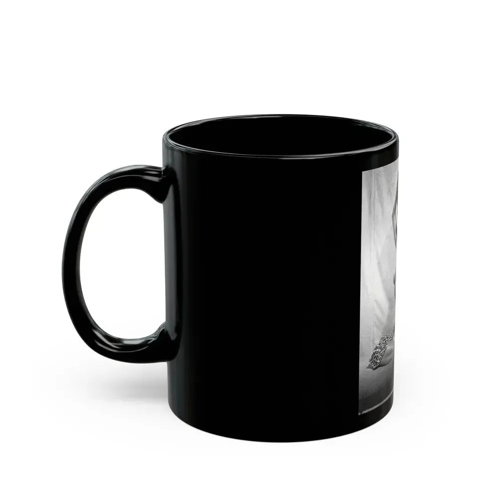 Bettie Page #794 (Vintage Female Icon) Black Coffee Mug - Go Mug Yourself