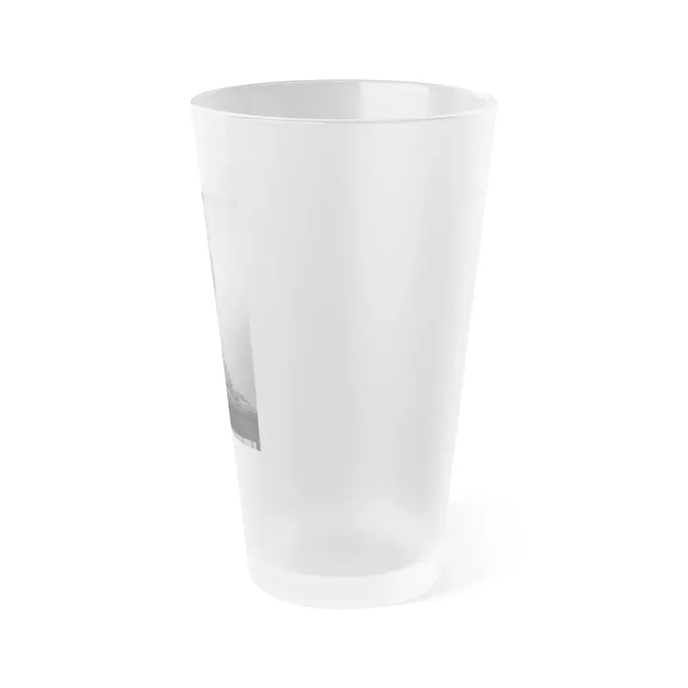 Bettie Page #794 (Vintage Female Icon) Frosted Pint Glass 16oz - Go Mug Yourself