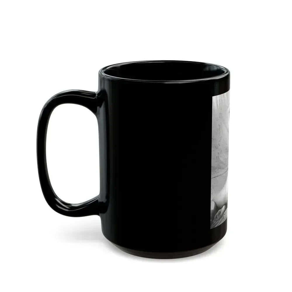 Bettie Page #797 (Vintage Female Icon) Black Coffee Mug - Go Mug Yourself