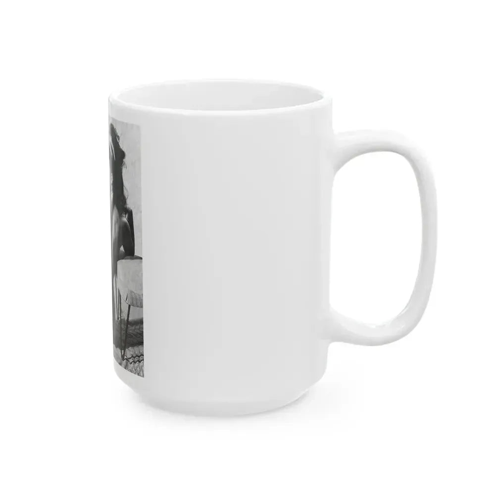 Bettie Page #797 (Vintage Female Icon) White Coffee Mug - Go Mug Yourself