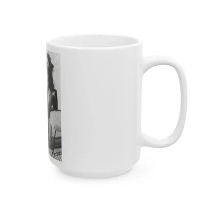 Bettie Page #797 (Vintage Female Icon) White Coffee Mug - Go Mug Yourself