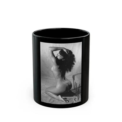 Bettie Page #798 (Vintage Female Icon) Black Coffee Mug 11oz - Go Mug Yourself