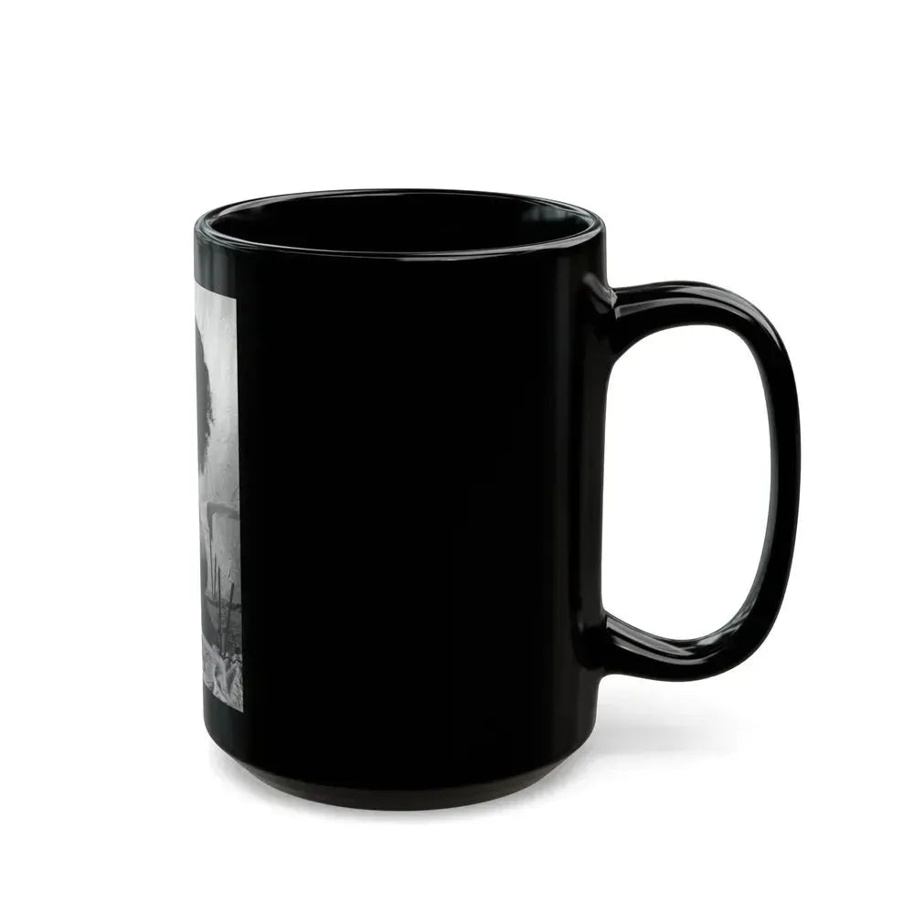 Bettie Page #798 (Vintage Female Icon) Black Coffee Mug - Go Mug Yourself