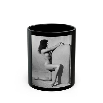 Bettie Page #799 (Vintage Female Icon) Black Coffee Mug 11oz - Go Mug Yourself