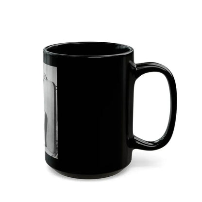 Bettie Page #799 (Vintage Female Icon) Black Coffee Mug - Go Mug Yourself
