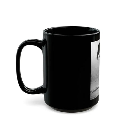 Bettie Page #799 (Vintage Female Icon) Black Coffee Mug - Go Mug Yourself