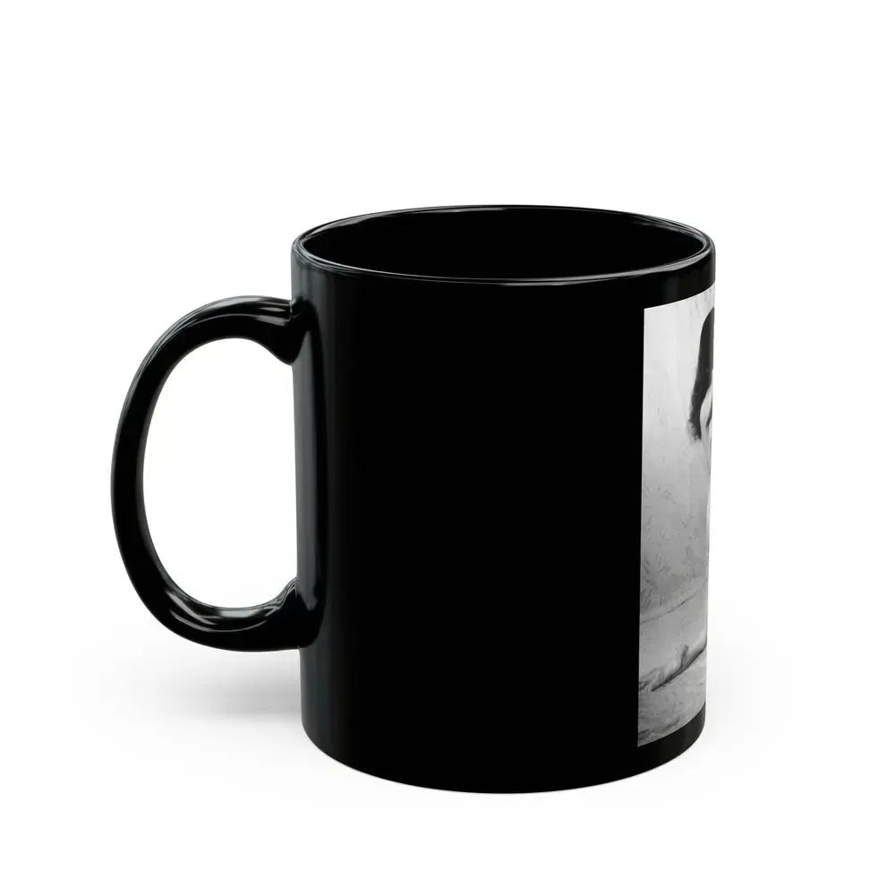 Bettie Page #799 (Vintage Female Icon) Black Coffee Mug - Go Mug Yourself