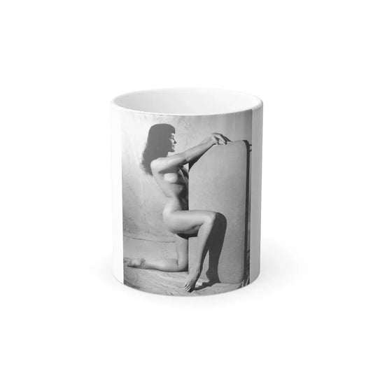 Bettie Page #799 (Vintage Female Icon) Color Changing Mug 11oz 11oz - Go Mug Yourself