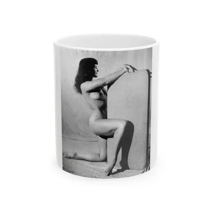 Bettie Page #799 (Vintage Female Icon) White Coffee Mug 11oz - Go Mug Yourself