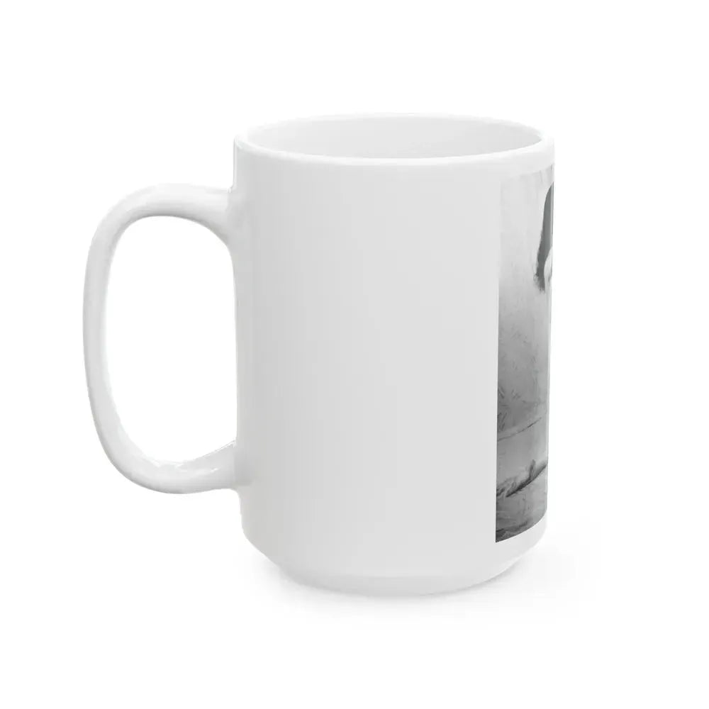 Bettie Page #799 (Vintage Female Icon) White Coffee Mug - Go Mug Yourself
