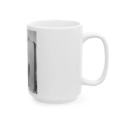 Bettie Page #799 (Vintage Female Icon) White Coffee Mug - Go Mug Yourself