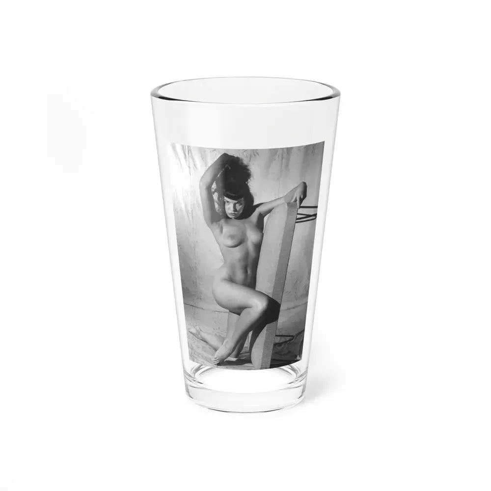 Bettie Page #800 (Vintage Female Icon) Pint Glass 16oz 16oz - Go Mug Yourself