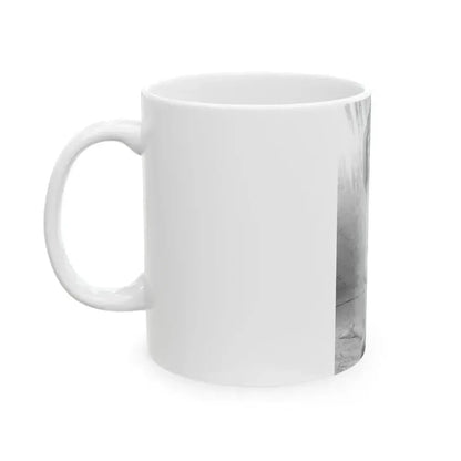 Bettie Page #800 (Vintage Female Icon) White Coffee Mug - Go Mug Yourself