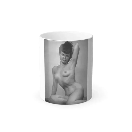 Bettie Page #801 (Vintage Female Icon) Color Changing Mug 11oz 11oz - Go Mug Yourself