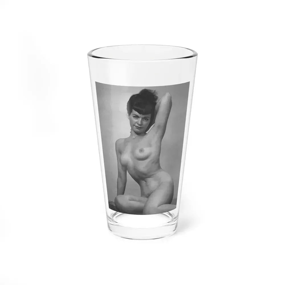 Bettie Page #801 (Vintage Female Icon) Pint Glass 16oz 16oz - Go Mug Yourself