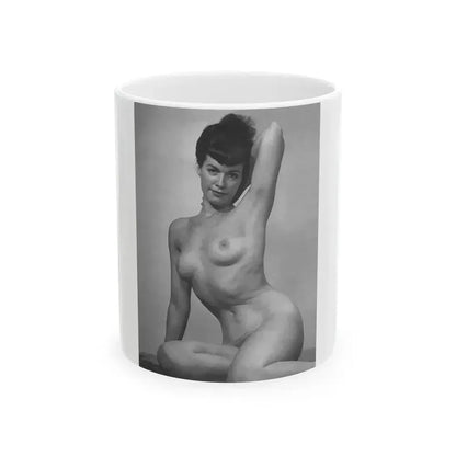 Bettie Page #801 (Vintage Female Icon) White Coffee Mug 11oz - Go Mug Yourself