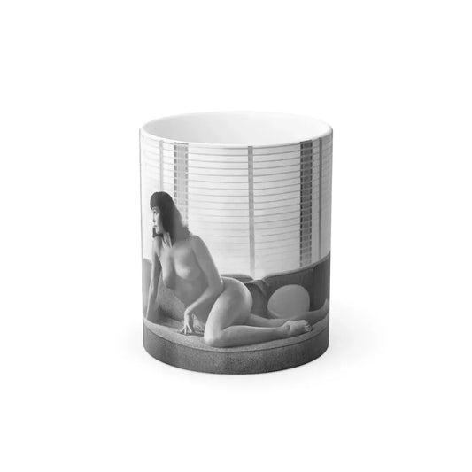 Bettie Page #802 (Vintage Female Icon) Color Changing Mug 11oz 11oz - Go Mug Yourself
