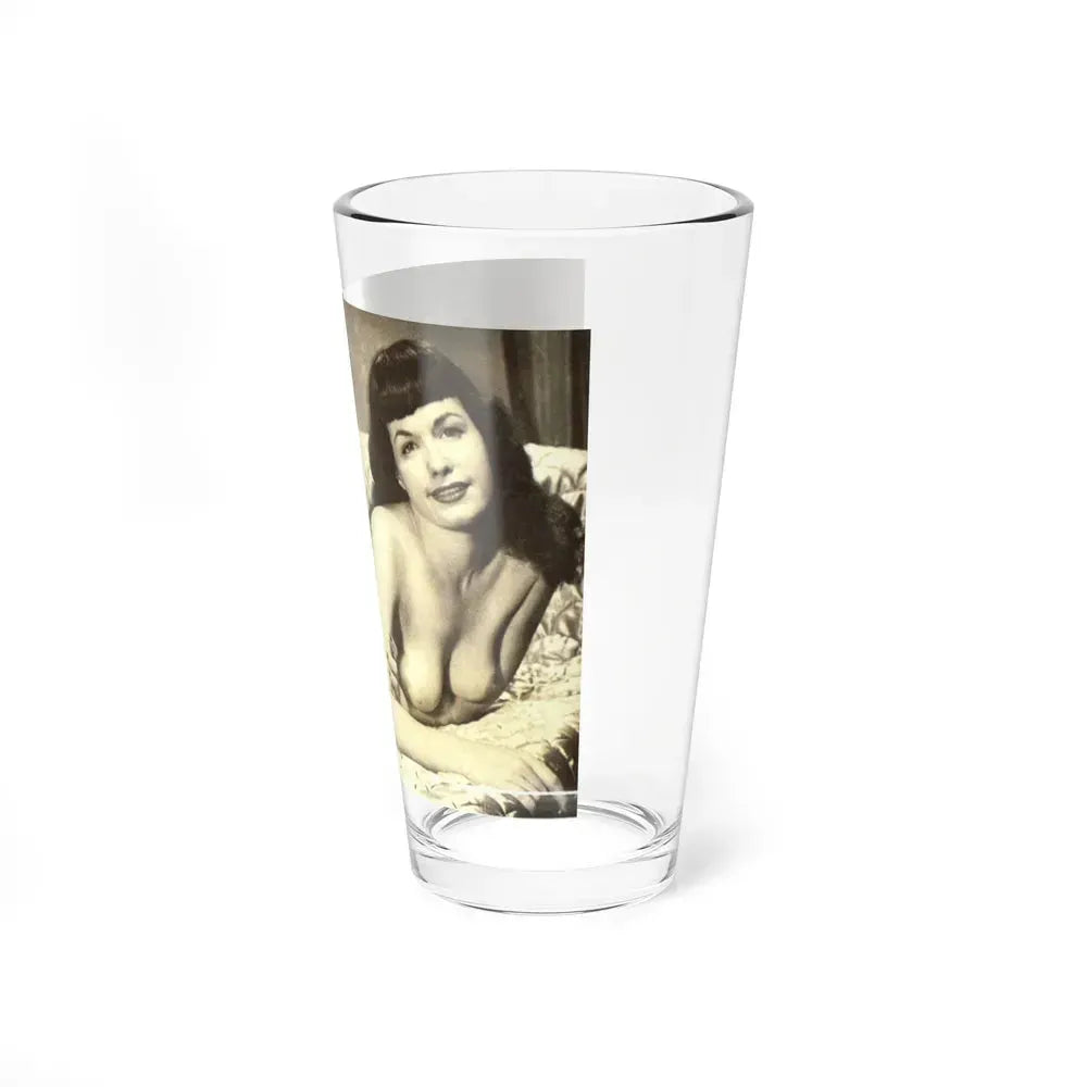 Bettie Page #810 (Vintage Female Icon) Pint Glass 16oz - Go Mug Yourself