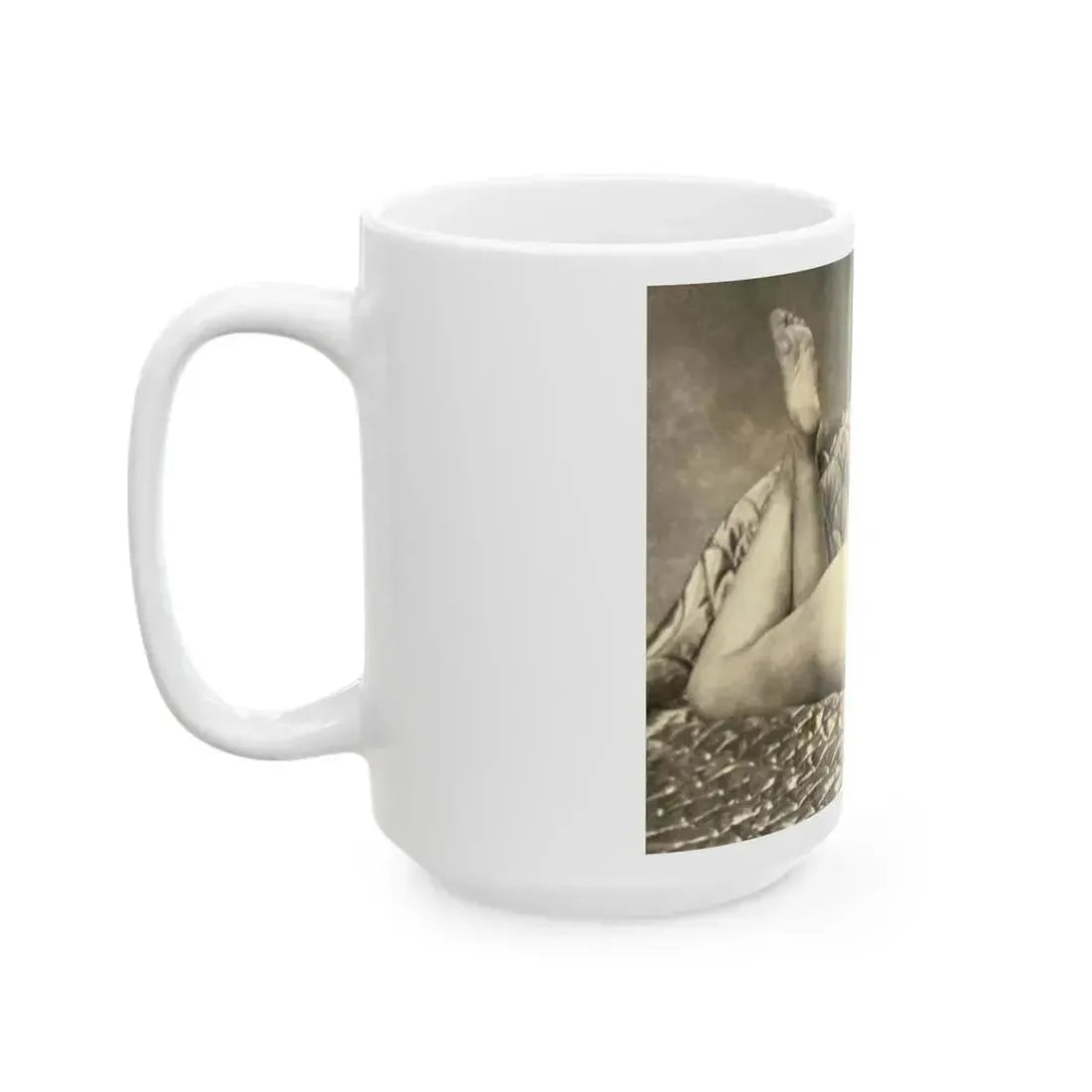 Bettie Page #810 (Vintage Female Icon) White Coffee Mug - Go Mug Yourself
