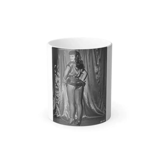 Bettie Page #814 (Vintage Female Icon) Color Changing Mug 11oz 11oz - Go Mug Yourself