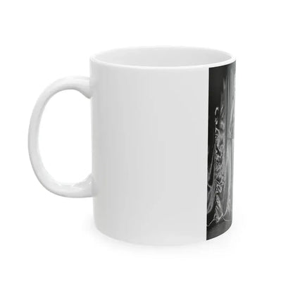 Bettie Page #814 (Vintage Female Icon) White Coffee Mug - Go Mug Yourself