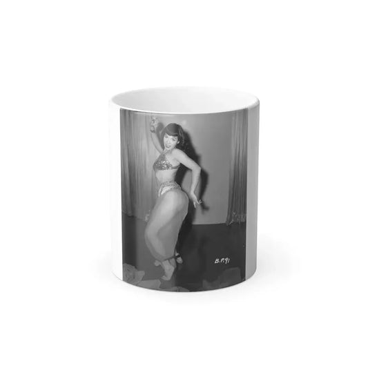 Bettie Page #816 (Vintage Female Icon) Color Changing Mug 11oz 11oz - Go Mug Yourself