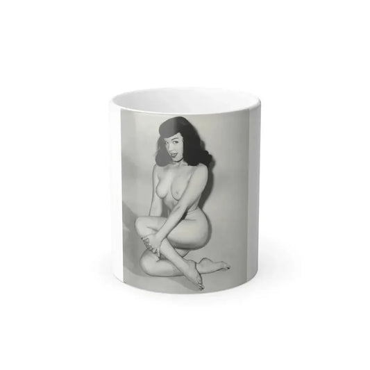Bettie Page #819 (Vintage Female Icon) Color Changing Mug 11oz 11oz - Go Mug Yourself
