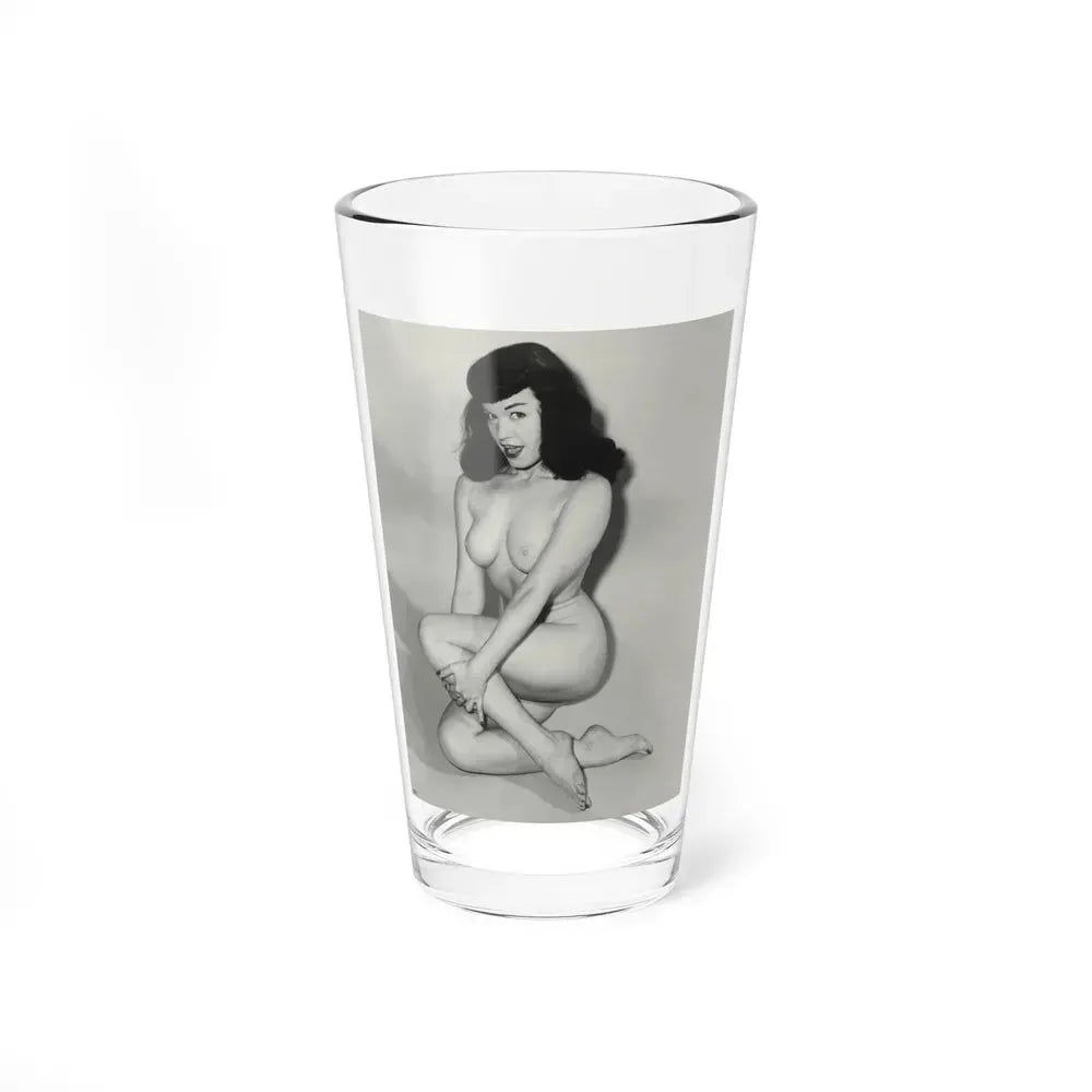 Bettie Page #819 (Vintage Female Icon) Pint Glass 16oz 16oz - Go Mug Yourself