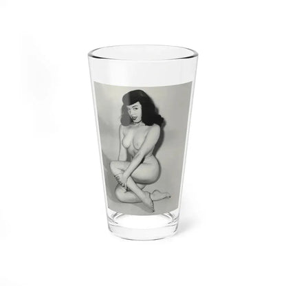 Bettie Page #819 (Vintage Female Icon) Pint Glass 16oz 16oz - Go Mug Yourself