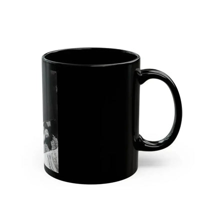 Bettie Page #826 (Vintage Female Icon) Black Coffee Mug - Go Mug Yourself