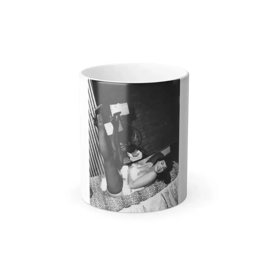Bettie Page #826 (Vintage Female Icon) Color Changing Mug 11oz 11oz - Go Mug Yourself