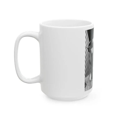 Bettie Page #826 (Vintage Female Icon) White Coffee Mug - Go Mug Yourself
