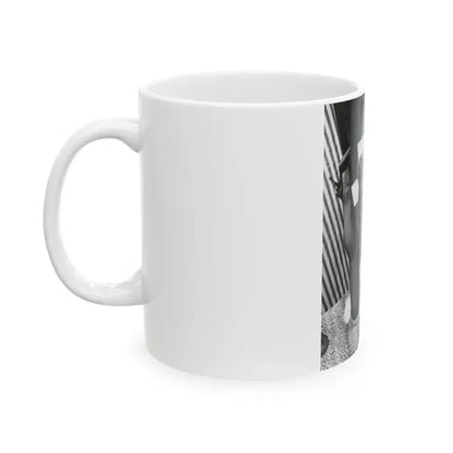 Bettie Page #826 (Vintage Female Icon) White Coffee Mug - Go Mug Yourself