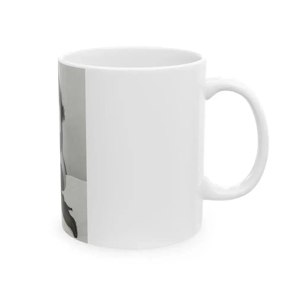 Bettie Page #828 (Vintage Female Icon) White Coffee Mug - Go Mug Yourself