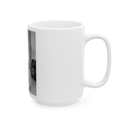 Bettie Page #84 (Vintage Female Icon) White Coffee Mug - Go Mug Yourself