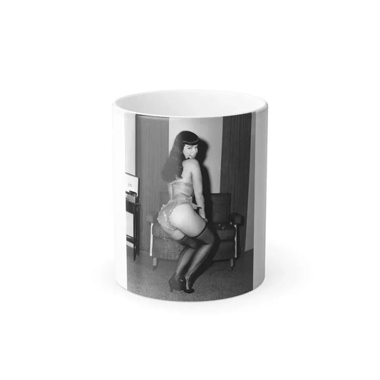 Bettie Page #840 (Vintage Female Icon) Color Changing Mug 11oz 11oz - Go Mug Yourself