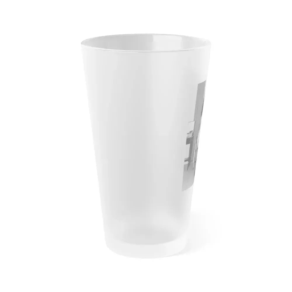 Bettie Page #840 (Vintage Female Icon) Frosted Pint Glass 16oz - Go Mug Yourself
