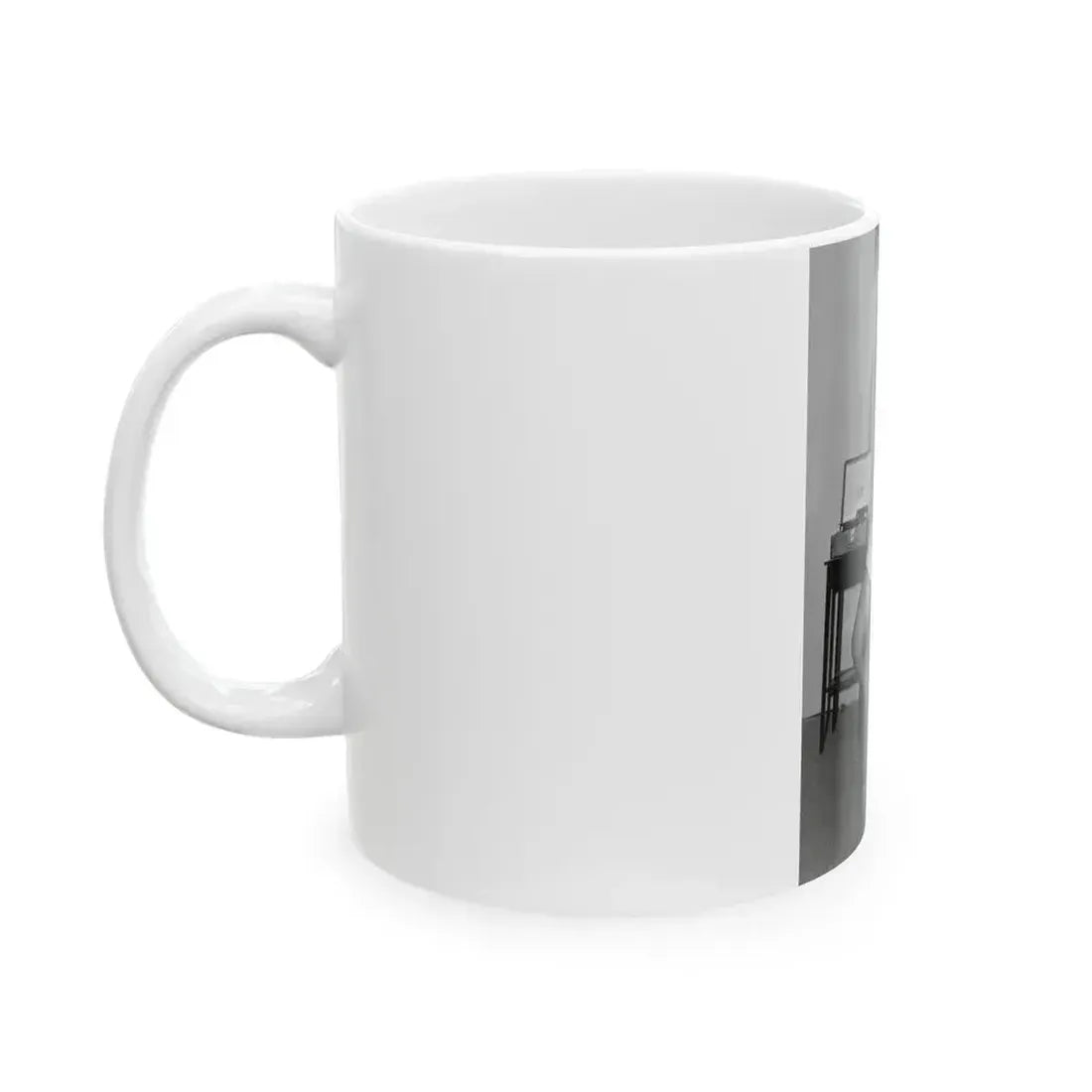 Bettie Page #841 (Vintage Female Icon) White Coffee Mug - Go Mug Yourself